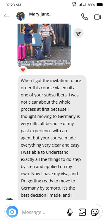 Mary_Germany_Visa_testimonial